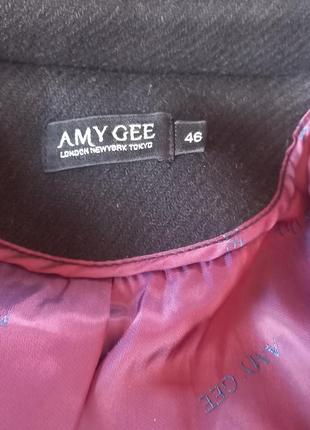 Amy gee изысканное короткое пальто с шерстью4 фото