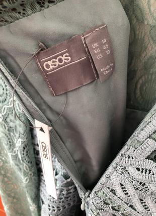 #розвантажуюсь asos красивое нарядное кружевное платье из англии6 фото