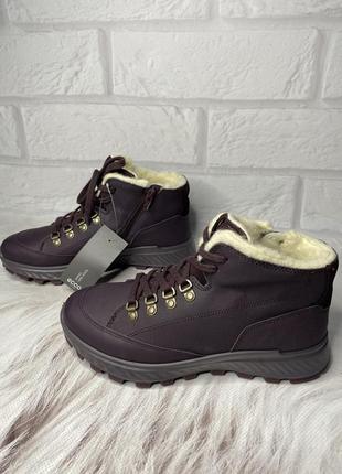 Зимние, кожаные ботинки ecco exostrike с gore-tex, оригинал 36р, 37р, 38р, 40р