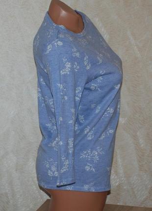 Блуза принтована бренду 
marks &amp; spencer /100% бавовна/ еластична/7 фото