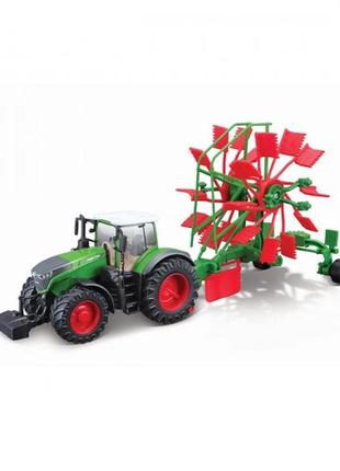 Модель - трактор fendt 1050 vario з роторними валковими граблями