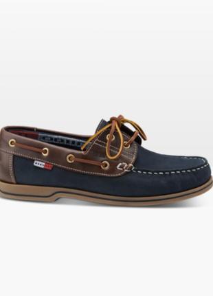 Детские кожаные топсайдеры на мальчика west rider's