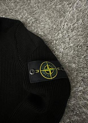 Свитер stone island черный3 фото