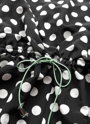 Стильный красивый комбинезон ромпер love label принтом в горошек polka dot2 фото