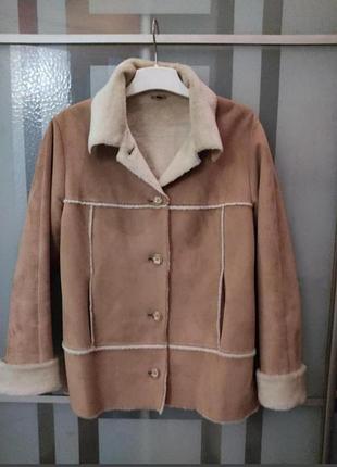 Дубленка искусственная демисезонная