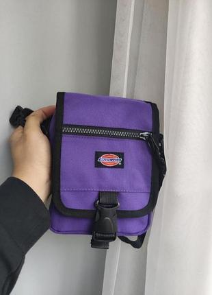 Мессенджер dickies, борсетка дикос фиолетовая, сумка через плечо carhartt stuff stussy eastpak