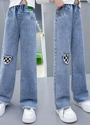 Джинсы палаццо для девочки