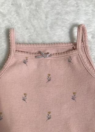 Летний костюм боди-шот рубчик шорты