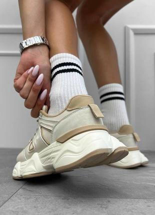 Кроссовки женские nb wonex beige3 фото