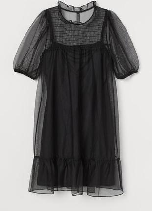 Трендовое платье-сетка от h&amp;m.1 фото