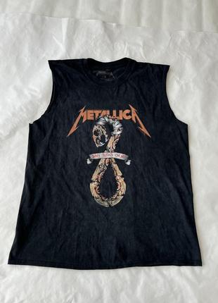 Майка metallica / футболка мерч metallica / metallica official merch