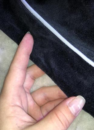 Велюровые бархатные штаны спортивные прогулочные укорочённые джогеры