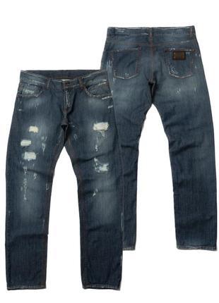 Dolce &amp; gabbana denim jeans distressed мужские джинсы