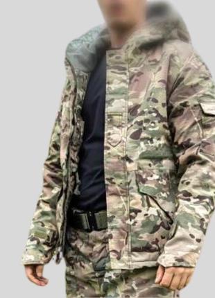 Куртка зимняя мультикам размер 4xl 115+ кг рост 180-190см