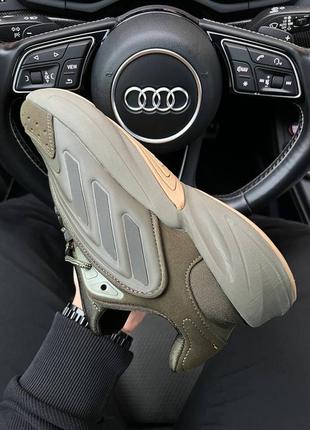 Чоловічі кросівки adidas ozelia originals khaki9 фото