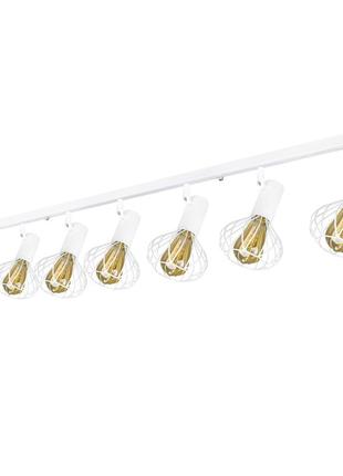 Светильник лофт msk electric lotus потолочный nl 14151-7 wh