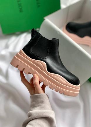 Сапоги в стиле bottega vneta