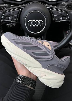 Чоловічі кросівки adidas ozelia originals gray gold2 фото