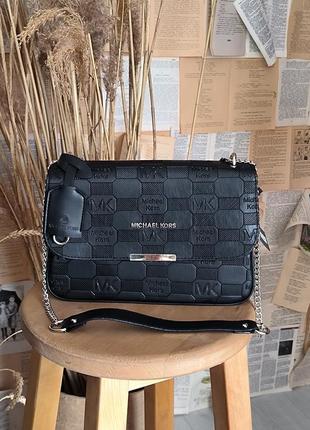 Сумка в стиле michael kors black7 фото