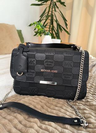 Сумка в стиле michael kors black9 фото