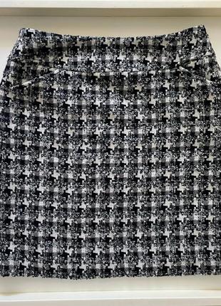 Твидовая юбка размер 34 (xs-s)1 фото