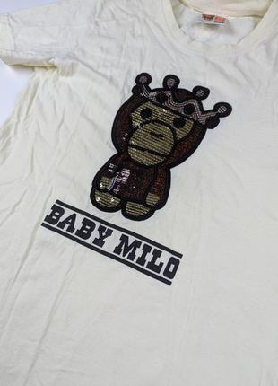 Винтажная футболка bape baby milo8 фото