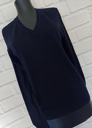 Светер пуловер uniqlo натуральный состав 100% шерсть