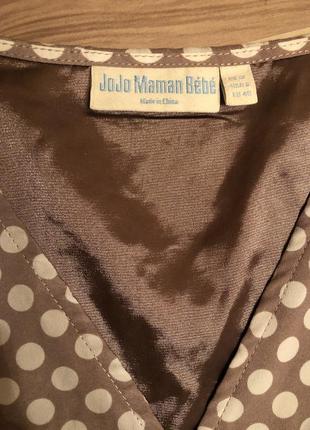 Красивое платье,сарафан в горох,подойдёт для беременных👗jojo maman bebe (великобритания🇬🇧)10 фото