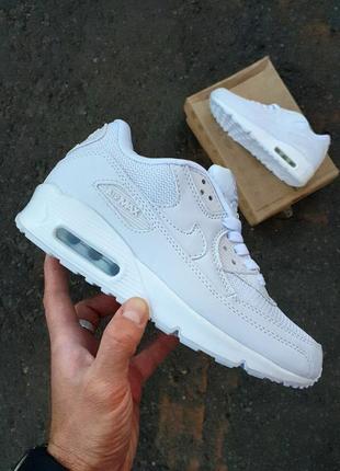 Nike air max 90 •white•1 фото