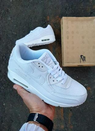 Nike air max 90 •white•2 фото