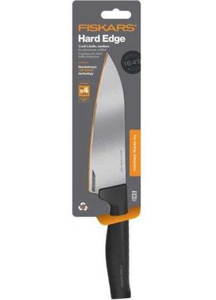 Нож для шеф-повара средний fiskars hard edge 17 см (1051748)