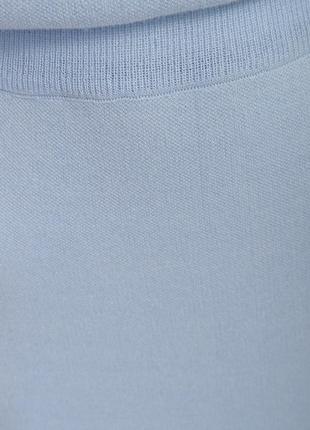 Вязаная, демисезонная удлиненная миди-юбка карандаш8 фото