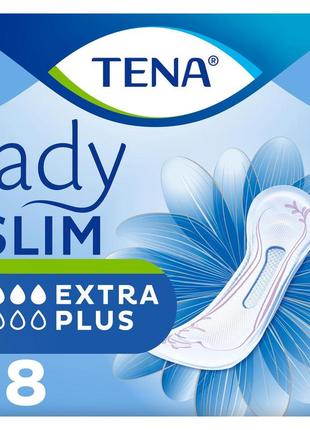 Tena lady slim extra plus прокладки урологические 8 шт (7322541451473)