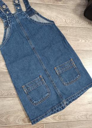 Стильный джинсовый сарафан ms 6-7 лет2 фото