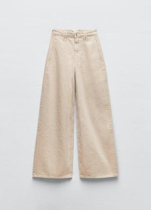 Стильные брюки zara с коноплей м4 фото