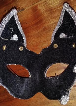 Карнавальная маска кошка2 фото