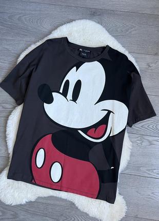 Zara женская футболка с микки оригинал зара