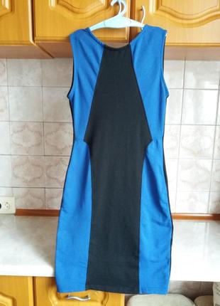 Трикотажное платье terranova сзади на молнии, р. xs3 фото