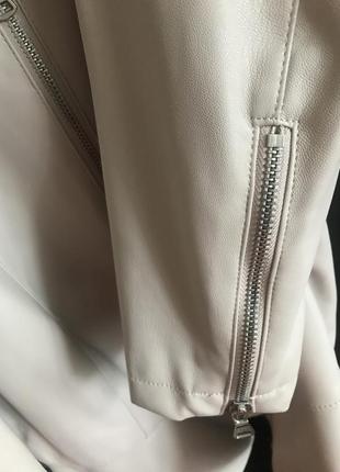 Куртка zara,размер м.экокожа.2 фото