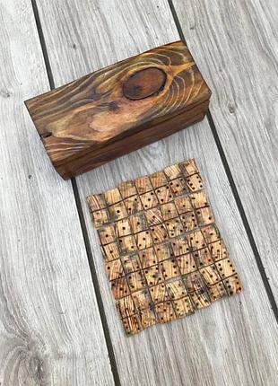 Домино handmade самодельное из дерева