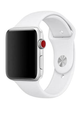 Спортивний ремінець кольору «м'який білий» для apple watch 38/40 мм