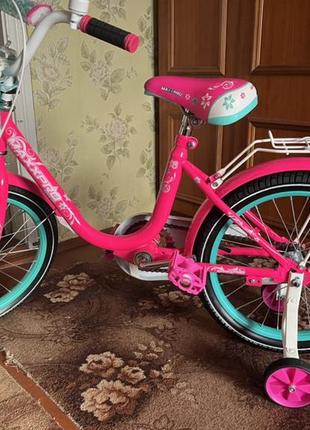 Розовый велосипед для девочки2 фото