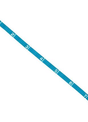 Лента-эспандер текстиль для пилатеса и стретчинга nyamba (слабое сопротивление 7кг) синий