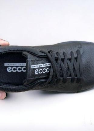 Стильные базовые черные кроссовки мужские, весенние-осенни, демисезон, кожаные/кожа-мужская обувь4 фото