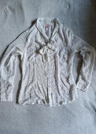 Блузка з бантом у горох broadway