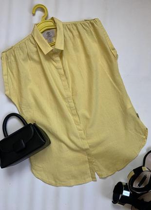 Сорочка з льону та бавовни