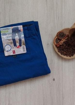 Мужские синие брюки чинос р. 36 livergy