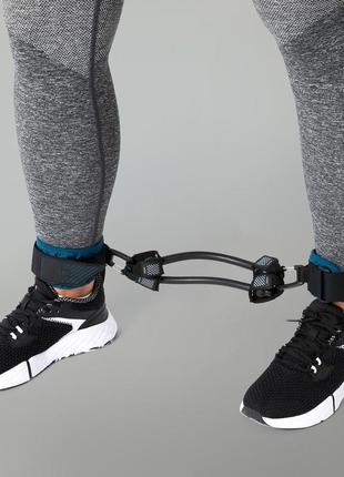 Эспандер для ног ягодиц corength черный