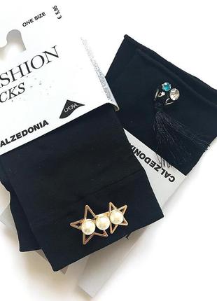 Calzedonia носки с брошкой из  трех звезд !!🌟🌟🌟4 фото