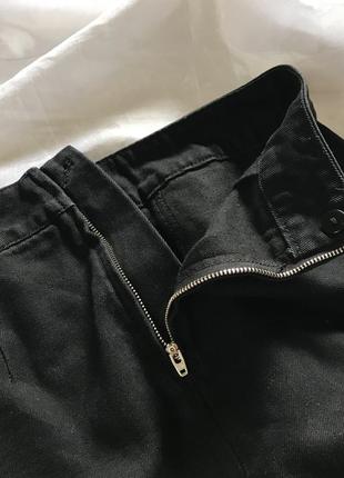 Джинсовая юбка с карманами5 фото